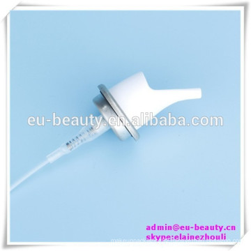 Manual aerosol valve nasal sprayer